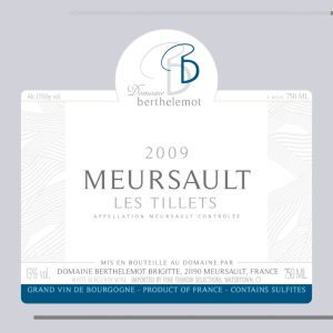 Domaine Berthelemot Meursault “Les Tillets”-image