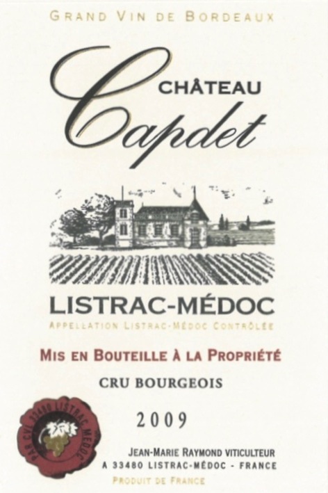 Chateau Capdet Cru Bourgeois AOC Listrac Medoc-image