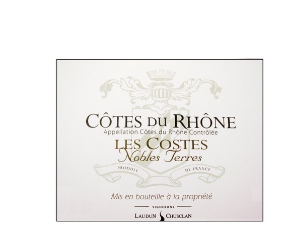 Laudun Chusclan Les Costes Nobles Terres Rosé AOC Côtes du Rhône