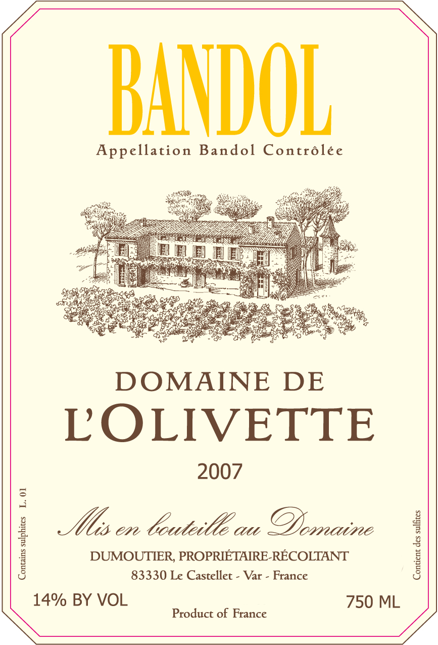 Domaine de l’Olivette Bandol Rosé